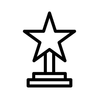 ödül vektörü ince çizgi simgesi