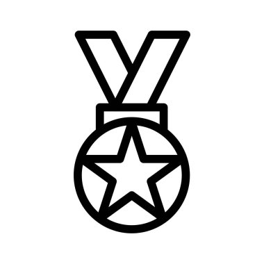 ödül vektörü ince çizgi simgesi