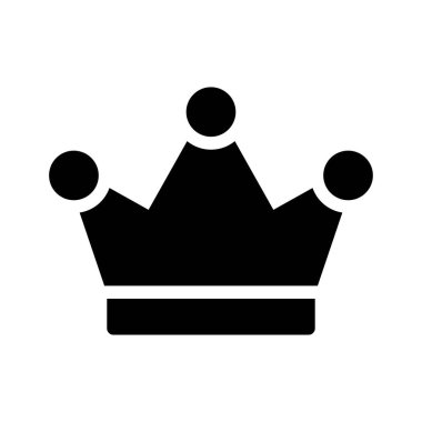 taç vektör düz simge