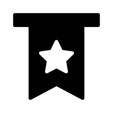 Rozet vektör düz simgesi