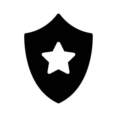 Kalkan vektörü düz simgesi