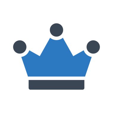 taç vektör renk simgesi