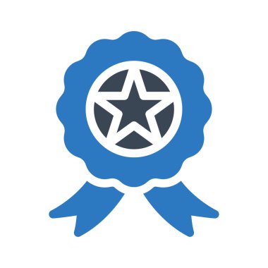 Rozet vektörü renk simgesi