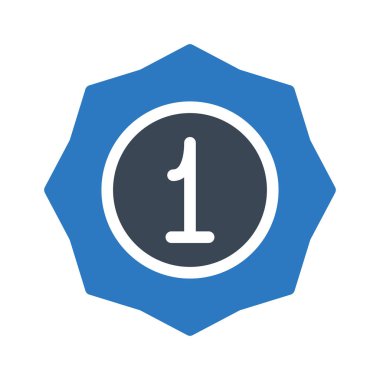 Rozet vektörü renk simgesi