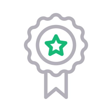 Kazanan vektör renk çizgisi simgesi