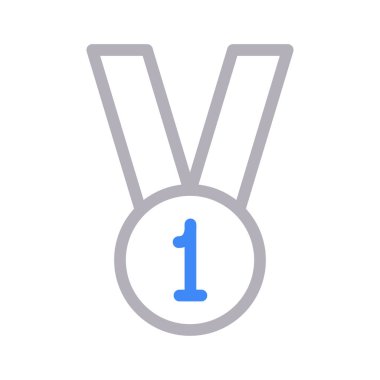 ödül vektör renk çizgisi simgesi