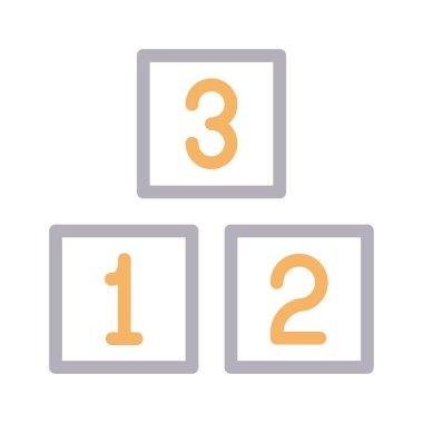 konum vektör renk çizgisi simgesi