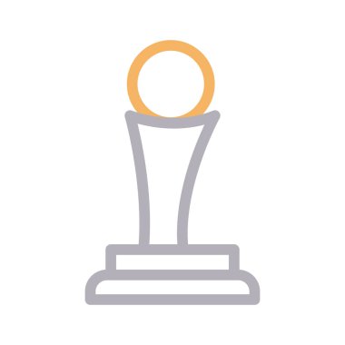 ödül vektör renk çizgisi simgesi