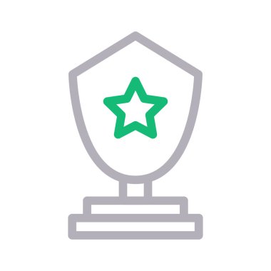 ödül vektör renk çizgisi simgesi