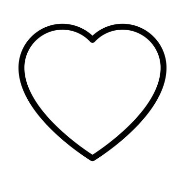 favori vektör ince çizgi simgesi