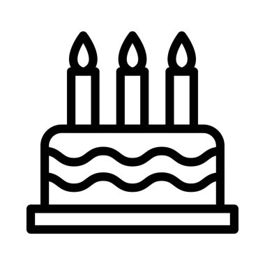 mum vektörü ince çizgi simgesi 