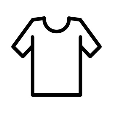 Kumaş vektörü ince çizgi simgesi 