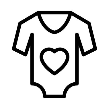 Kumaş vektörü ince çizgi simgesi 