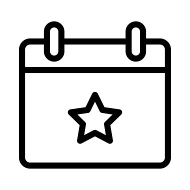 takvim vektörü ince çizgi simgesi 