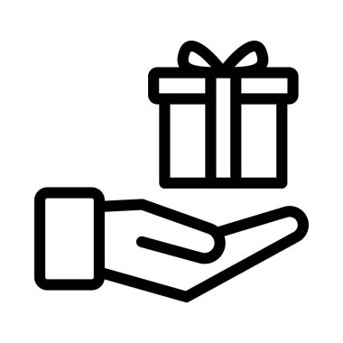 mevcut vektör ince çizgi simgesi 