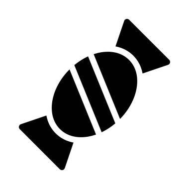 toffee vektör kabartması düz simge 