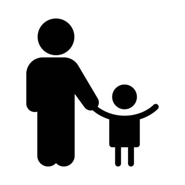 oğlum vektör düz simgesi 