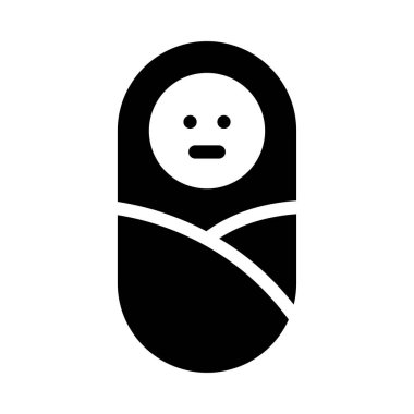 bebek vektör simgesi düz simge 