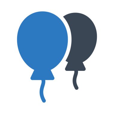 balon vektör renk simgesini uçur 