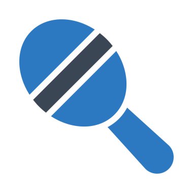 çıngırak vektör renk simgesi 