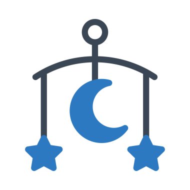 bebek vektör renk simgesi 