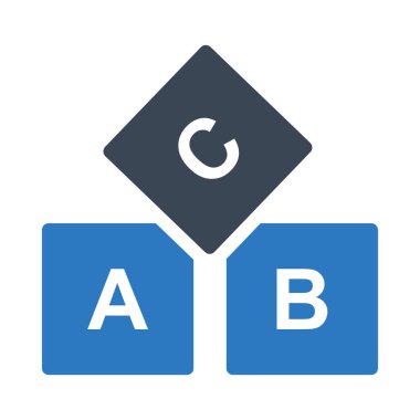 blok vektör renk simgesi 