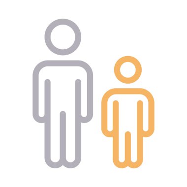 baba düz çizgi simgesi 