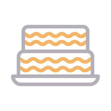 tatlı düz çizgi simgesi 