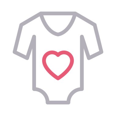 Kumaş düz çizgi simgesi 