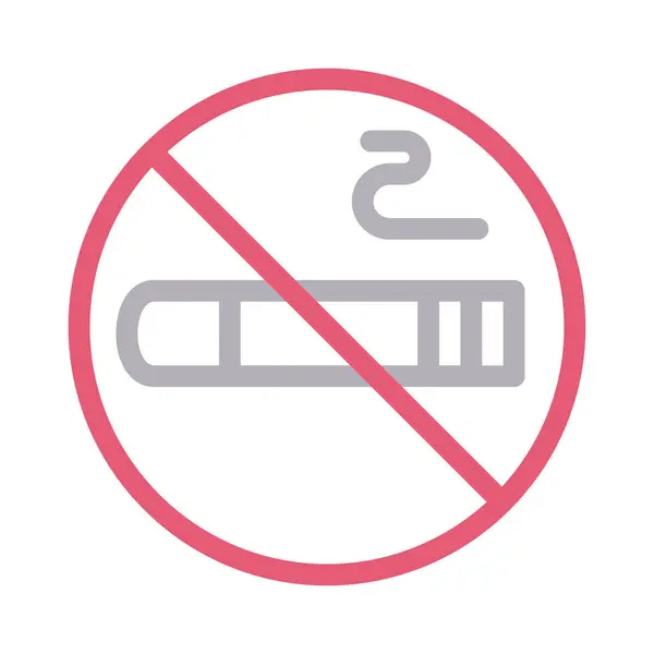 Zigarettenvektor Flache Farbe Symbol — Stockvektor