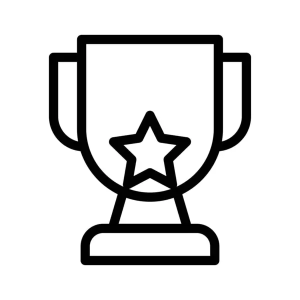 Award Vector Thin Line Icon — 스톡 벡터