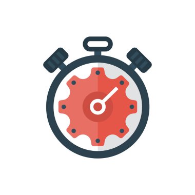 yönetim vektörü düz simgesi