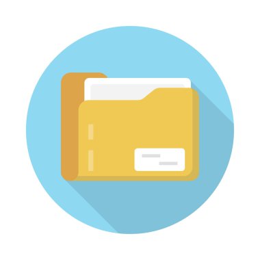 dizin vektörü düz simgesi