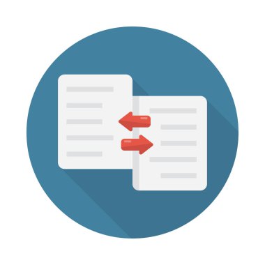 vektör düz simgesini transfer et