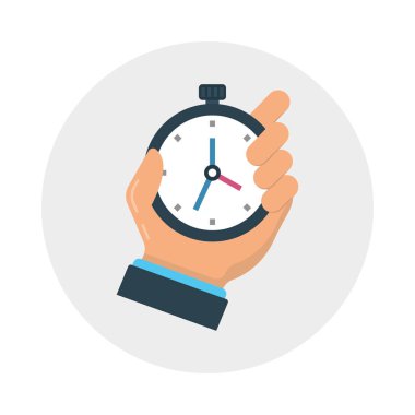 Alarm vektörü düz simgesi