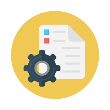 vektör düz simgesi ayarlanıyor