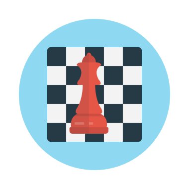 vektör düz simgesini çal