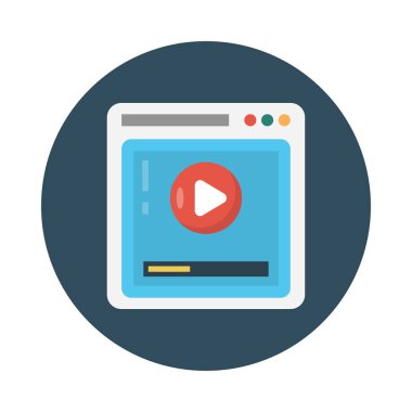 vektör düz simgesini imzala