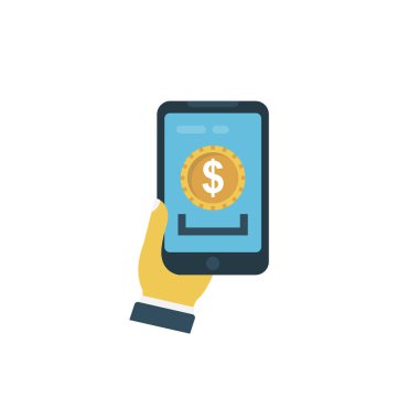 çevrimiçi vektör düz renk simgesi 