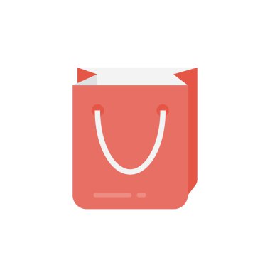 alışveriş vektörü düz renk simgesi 