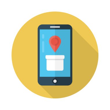 çevrimiçi vektör düz renk simgesi 