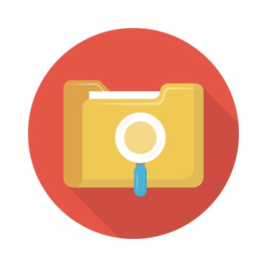 dizin vektörü düz renk simgesi