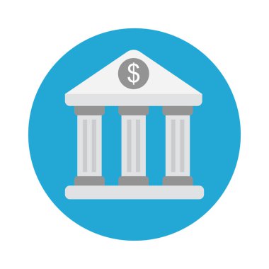 Dolar vektörü düz renk simgesi