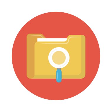 dizin vektörü düz renk simgesi