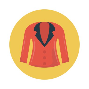 Kumaş vektör düz renk simgesi