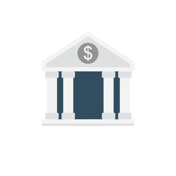 Dollar Vector Platte Pictogram — Stockvector