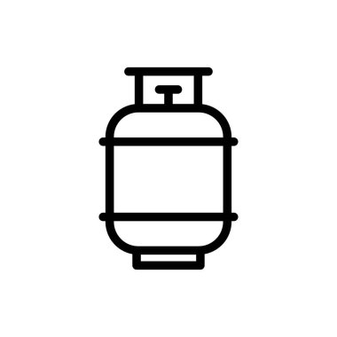 gas vector thin line icon