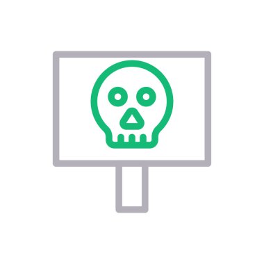 tahta vektör renk çizgisi simgesi