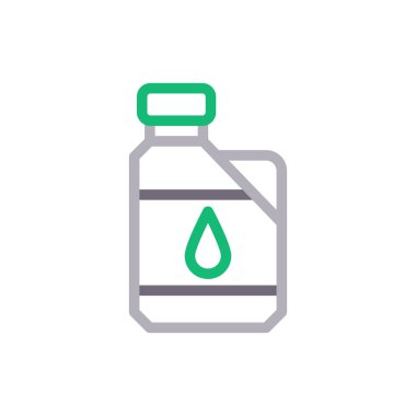 petrol vektörü renk çizgisi simgesi