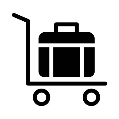 briefcase vetor glyph flat icon